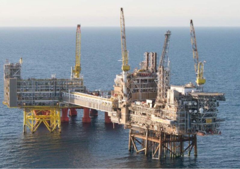 The Judy platform in the North Sea