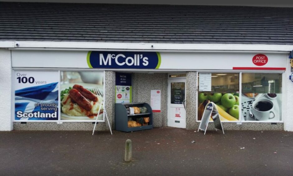 McColl's shut in January 2023, taking Caol's Post Office with it.