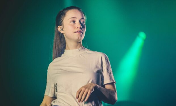 Sigrid onstage