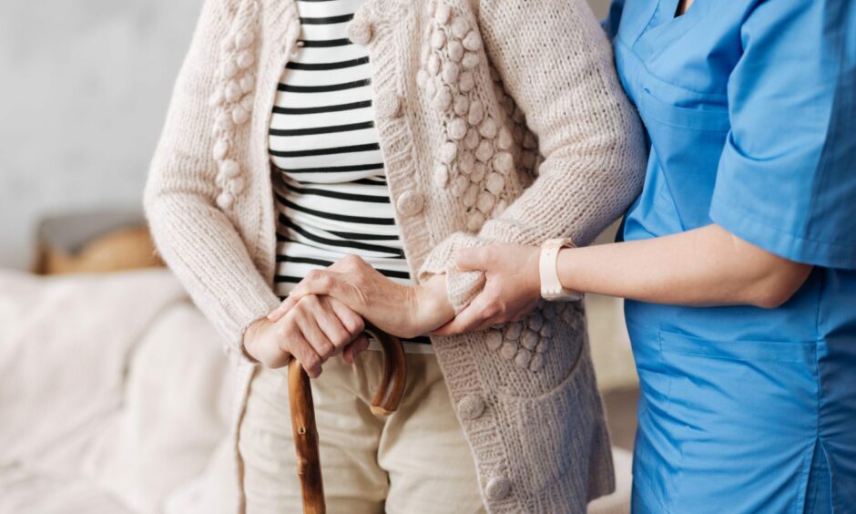 NHS Highland is hiring 'reservists' to help in care homes and patients' houses. Image: Shutterstock