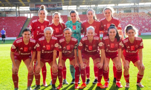 Aberdeen Women host Spartans on Sunday in their first game since Emma Hunter and Gavin Beith's departure. Image: Shutterstock.