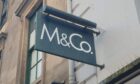 A sign outside M&Co in Elgin. Image: David Mackay/DC Thomson.