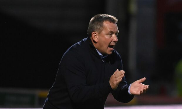 Inverness head coach Billy Dodds. Image: Rob Casey/SNS Group