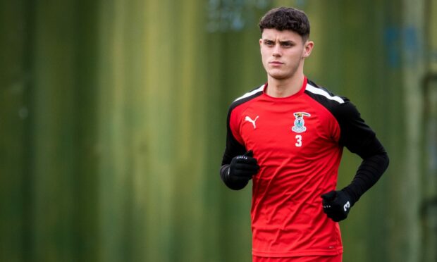 Caley Thistle's Cammy Harper at training ahead of Saturday's home league clash with Dundee. Image: Ross Parker/SNS Group