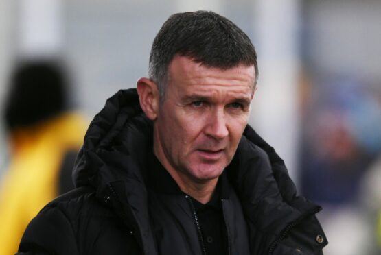 Cove Rangers manager Jim McIntyre. Image: SNS