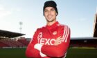Aberdeen keeper Kelle Roos at Pittodrie ahead of the Premiership clash with Celtic. Image: Paul Devlin/SNS Group