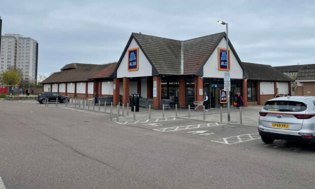 Aldi has seen a increase in sale of Scottish products. Pictured is store in Aberdeen's Cornhill.