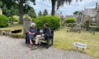 The happy to chat benches are encouraging locals to get to know one another. Image: Tain and District Development Trust