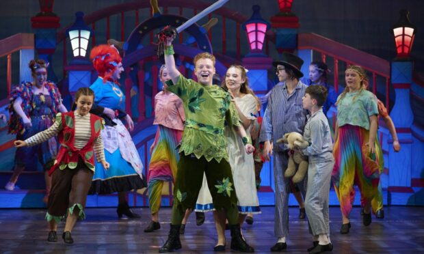 Peter Pan brought high-flying panto magic to Eden Court.  All images: Ewen Weatherspoon.