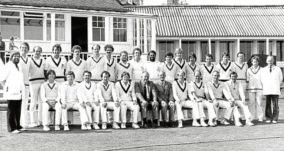 A cricket team on their anniversary