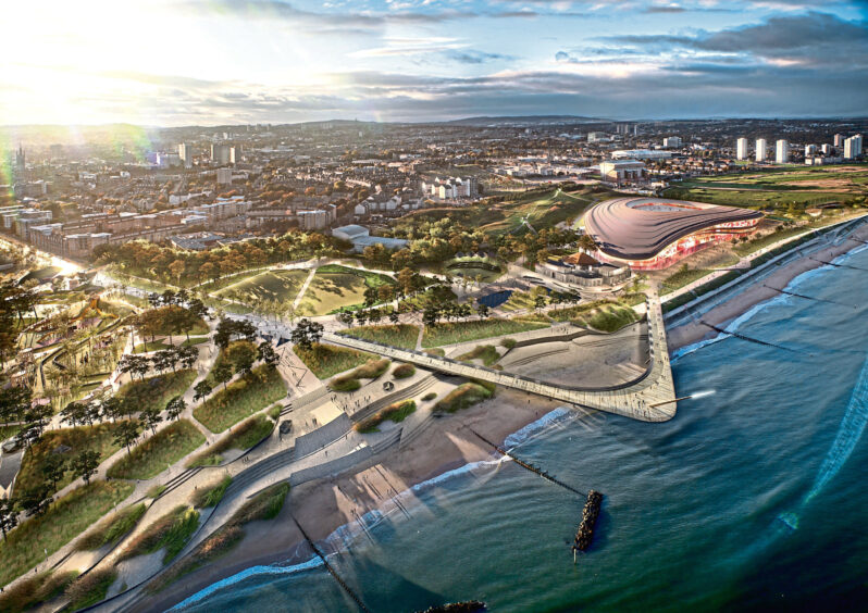 Plans for Aberdeen beach. Image: Aberdeen City Council.