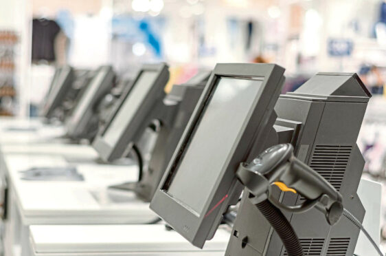 self-checkout's, which are quickly overtaking the use of human retail staff