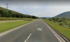 The A9 was closed in both directions for almost three hours following a two-vehicle collision at Dalnaspidal. Image: Google Maps.
