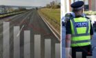 Highland local police officers have fallen, despite the A9 recording a 20-year death toll high. Image: Clarke Cooper/ DC Thomson.