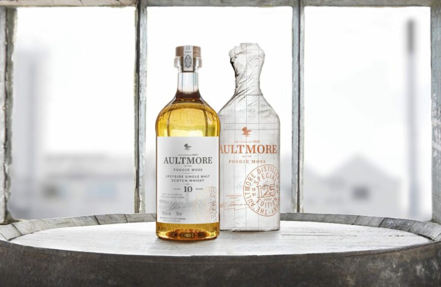Aultmore Distillery anniversary edition bottles