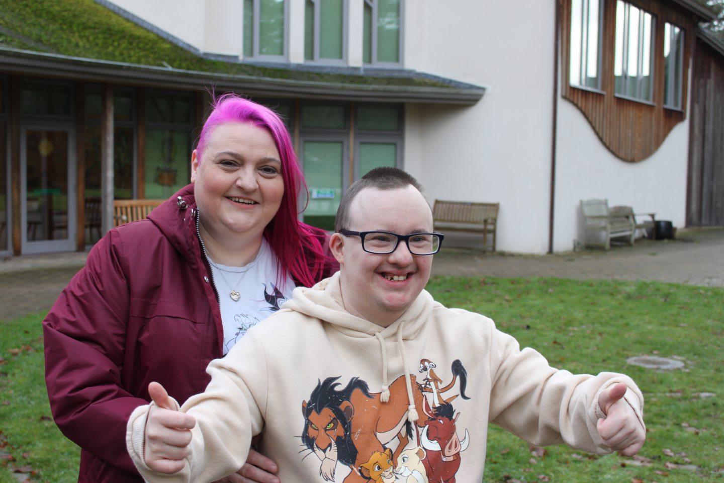 Emma says Camphill is helping Anthony live life to the fullest. Image: Camphill School Aberdeen 