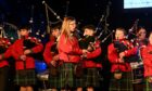 Robert Gordon's College Pipe Band are always a crowd favourite. Image: Chris Sumner/DC Thomson