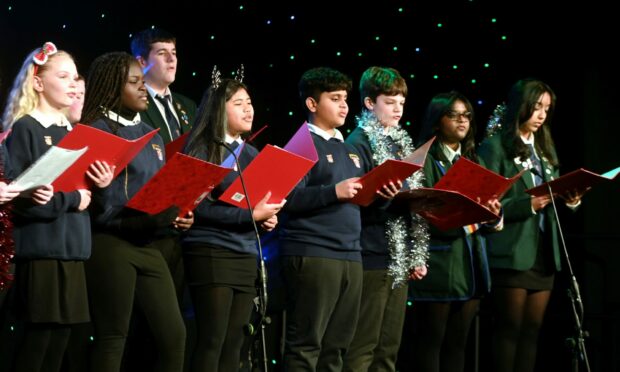 WATCH: Hazlehead Academy sing White Winter Hymnal