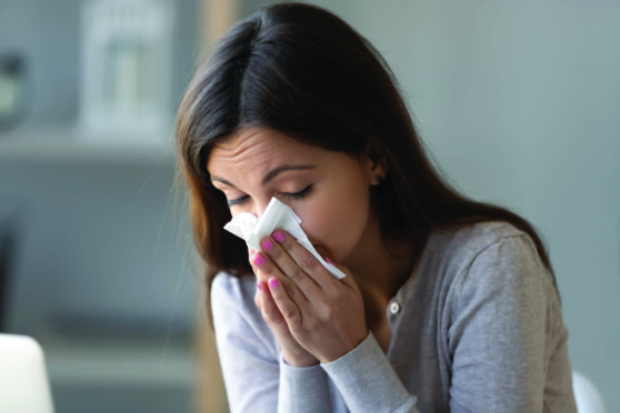 NHS Highland has warned of the dangers of flu spreading. Image: Shutterstock