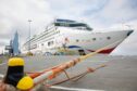 Cruise ship at Hatston Pier - image for the article about Orkney Harbour Masterplan updates – Drive to Net Zero continues