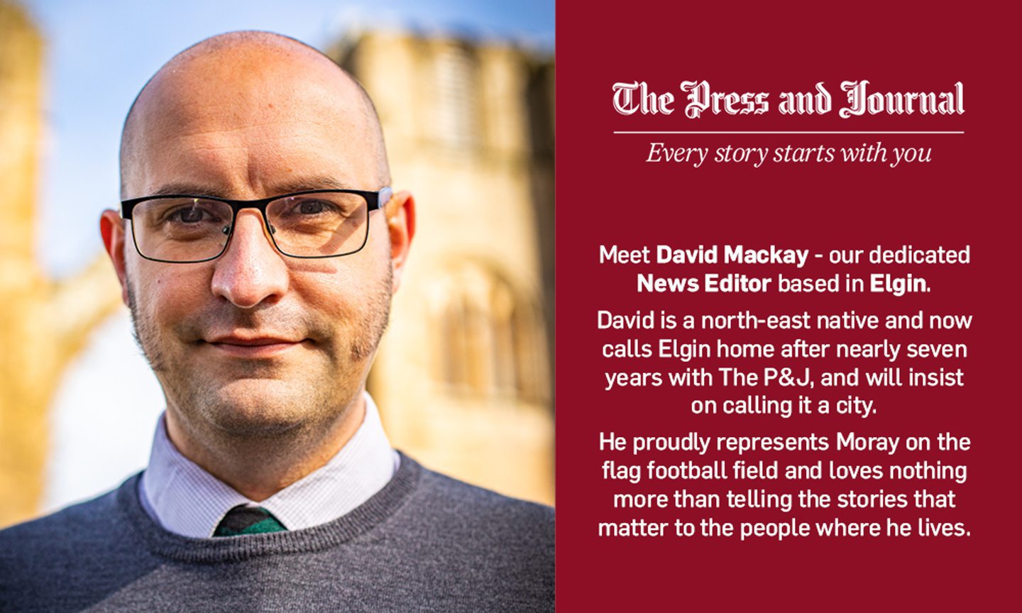David Mackay our Elgin news editor. 