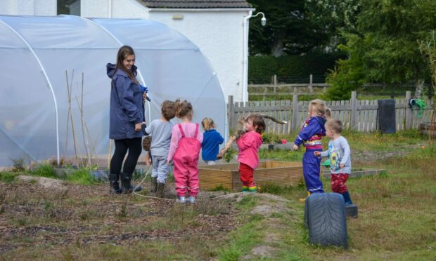 Stramash Outdoor Nursery in Elgin is among the providers campaigning for a fair pay settlement from Moray Council. Image: Stramash Outdoor Nurseries