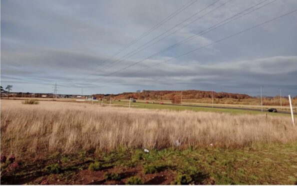 Where the approved new Elgin branch will go-ahead for MacGregor Industrial Supplies at Elgin Business Park. Image: Moray Council
