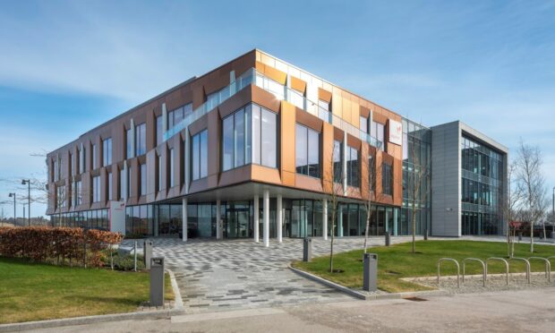 Aberdeen office investments in 2022 include Equinor House at Prime Four business park. It was acquired by an unnamed overseas investor for £20 million. Image: BNP Paribas Real Estate
