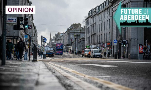 Union Street is at the heart of the fierce debate around the future of Aberdeen and its city centre (Image: Wullie Marr/DC Thomson)