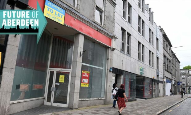 Empty units on Union Street could be auctioned off. Image: DC Thomson