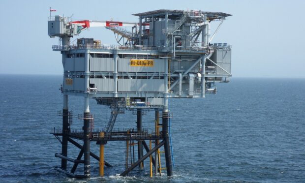 The Neptune Energy platform offshore The Netherlands