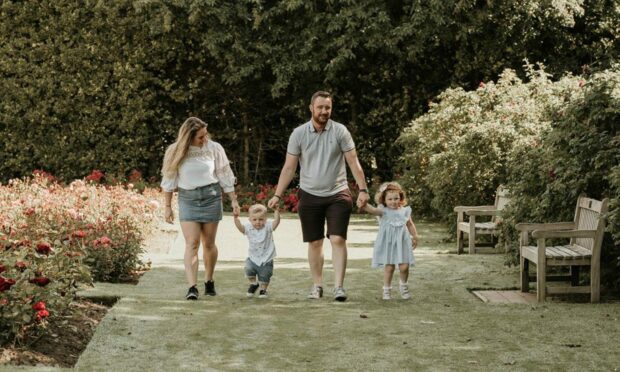 Local dad Ruari talked about how he was tries to balance work and family along with his wife Laura and three children. Image: Ruari Collinson