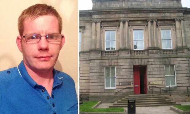 Iain Fordyce appeared at Elgin Sheriff Court. Image: Facebook/DC Thomson