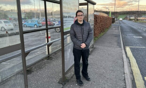 Hamish Fraser thinks the bus service is putting young people in danger due to the cancelled services. Image: Hamish Fraser.