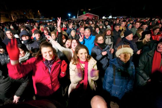 Inverness will see a more traditional Hogmanay this New Year as the council announced the Red Hot Highland Fling will be replaced by a Ceilidh. Picture: Paul Campbell