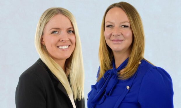 GEG Capital directors Iona Currie, left, and Jia MacKenzie, right. Image: Ross Creative Communications