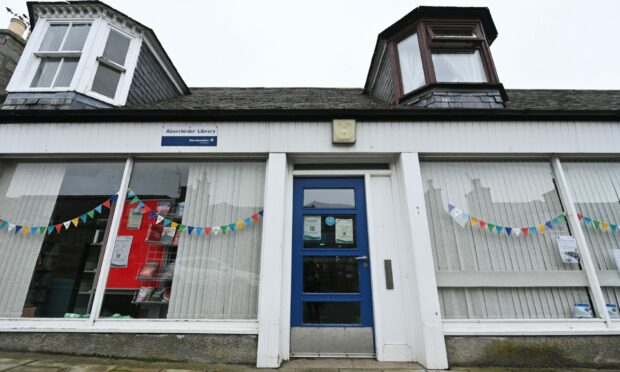 Aberchirder Library has been declared surplus to requirements by Aberdeenshire Council. Image: Jason Hedges/DC Thomson