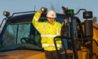 Jay Currie is the UK's youngest dump truck driver. Image: SPOA