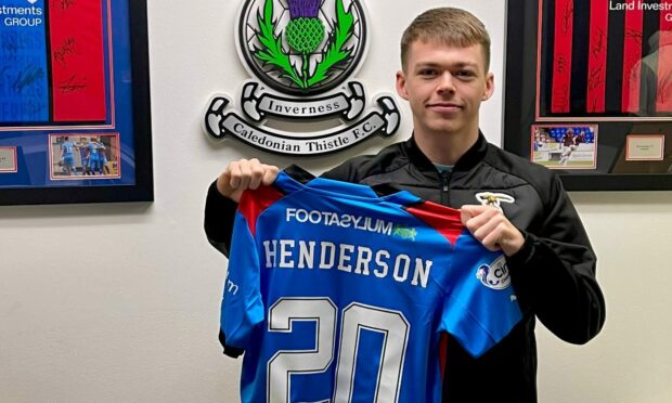 St Mirren winger Jay Henderson has joined Championship club Caley Thistle on loan until the end of the season. Image: Courtesy of Caley Thistle