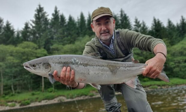 Jon Gibb, co-ordinator of the Salmon Scotland Wild Fisheries Fund