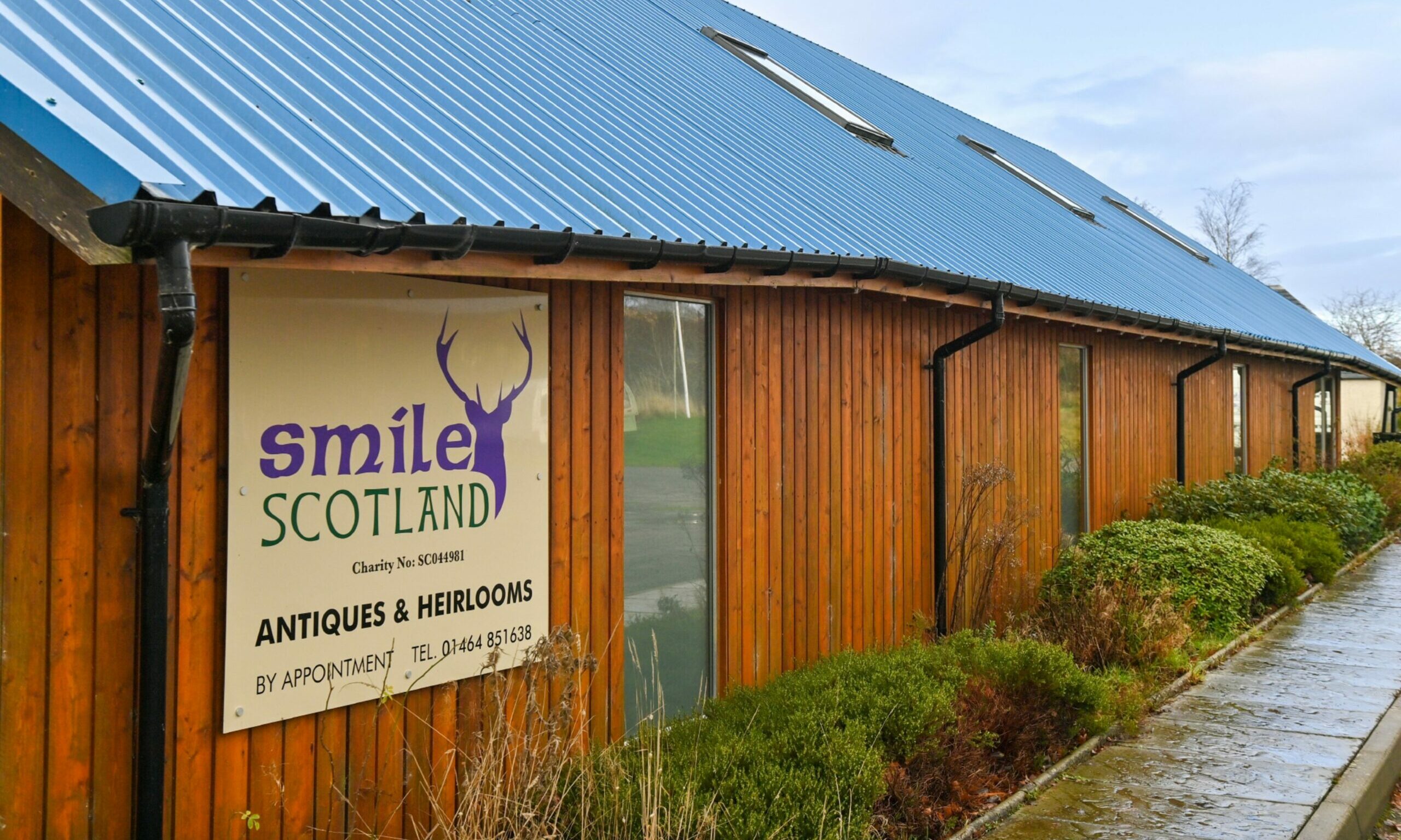 The Smile Scotland Auction House is open in Oyne. Image: Kenny Elrick/ DC Thomson