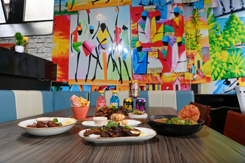 The colourful interior of Tango Turtle, which is a BYOB restaurant in Aberdeen