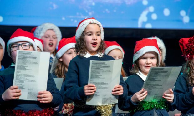WATCH: Ballater Primary sing Merry Christmas