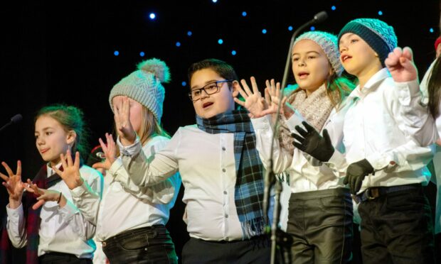 WATCH: International School Aberdeen sing Let It Snow