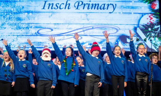 WATCH: Insch Primary sing What Christmas Means To Me