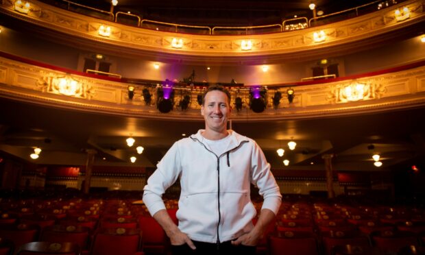 Brendan Cole has thanked Aberdeen crowds for their encouragement during his run as Captain Hook. Image: Kami Thomson/ DC Thomson.