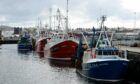 Fishing boats ted up in Lerwick. Image: Dave Donaldson