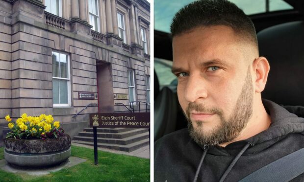 Marian Mucha appeared at Elgin Sheriff Court. Image: DC Thomson/ Facebook