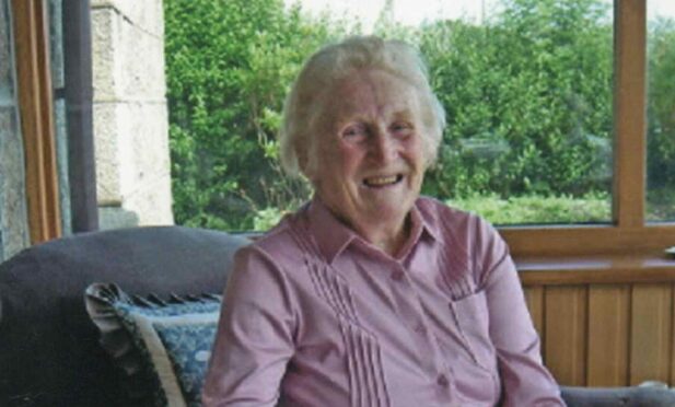 Centenarian Melita Lee of Strichen.
