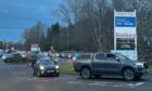 Queuing traffic around the Inshes roundabout is a familiar sight to people in Inverness. Image: Sandy McCook/DC Thomson